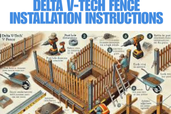 delta v-tech fence installation instructions